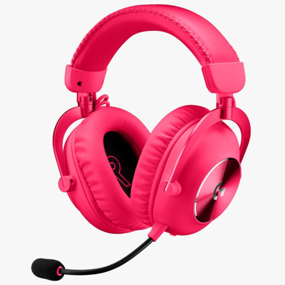 FONE HEADSET GAMER SEM FIO G PRO X 2 LIGHTSPEED LOGITECH MAGENTA 981-001274