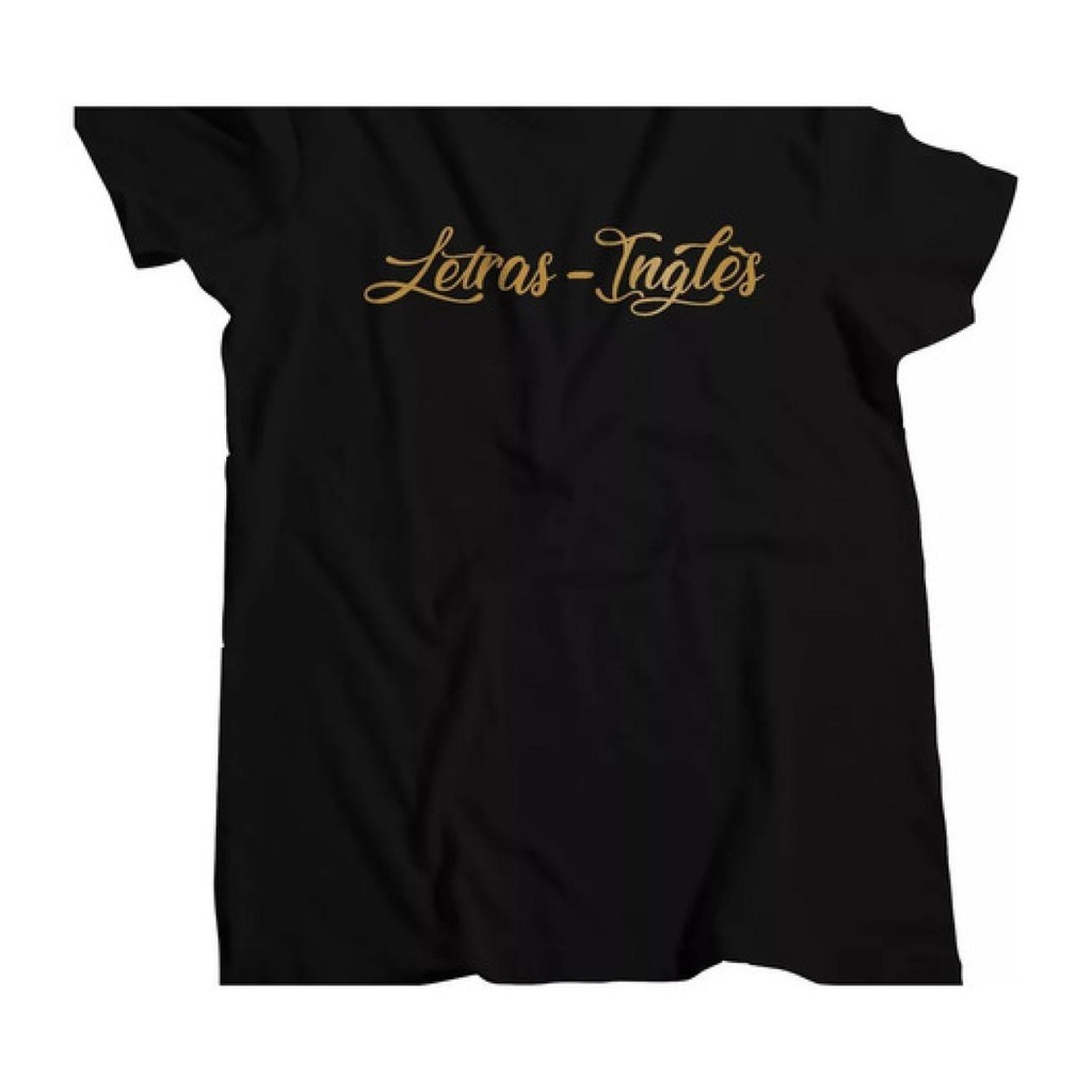 Camisa Faculdade Curso Letras Inglês Fac 092
