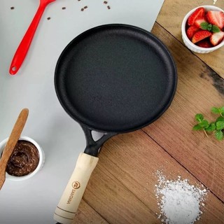 Tapioqueira De Ferro Fundido Redonda Diâmetro 18cm em Oferta na Shopee