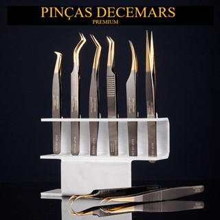 Pinças Decemars ORIGINAL para extensões de cílios Alta precisão em Oferta na Shopee