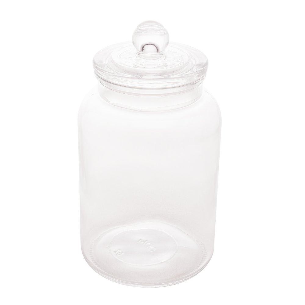 Porta Mantimento Lyor Arena de Vidro Incolor 1,6L - Home & Living