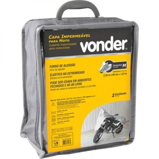 Capa impermeável para moto tamanho M - Vonder