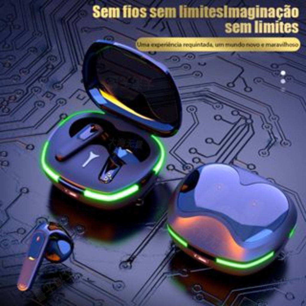 Novo Fone De Ouvido Bluetooth Sem Fio De Jogo Xiaomi Bluetooth Estéreo Binaural 5.0 Fone Pro 60 Gamer Bluetooth
