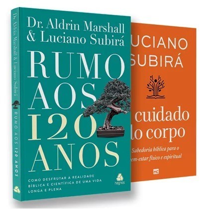 Kit Rumo Aos 120 Anos + O Cuidado Do Corpo | Luciano Subirá em Oferta na Shopee