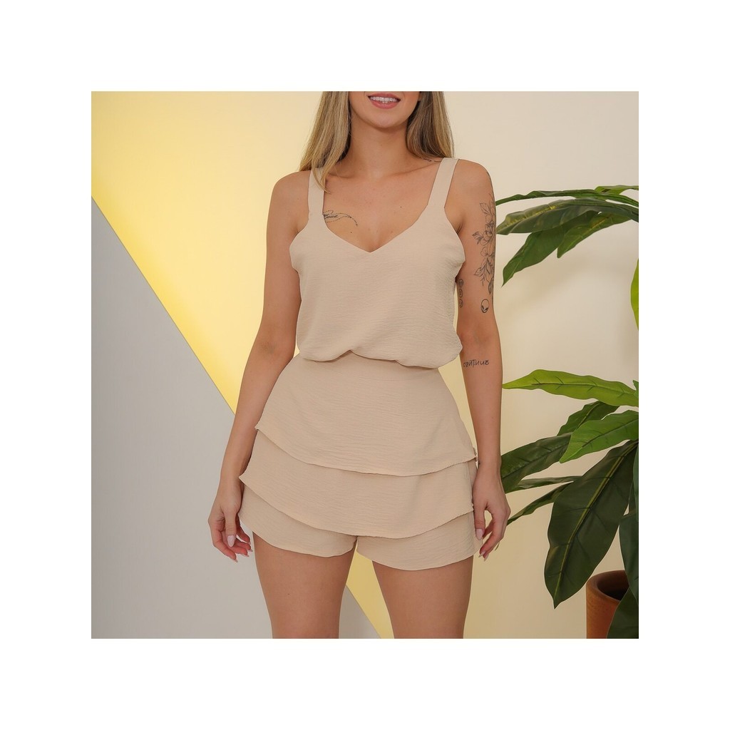 Regata short saia em Oferta na Shopee