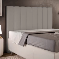 Cabeceira Cama Box Casal 140 cm Dália W01 Linho Bege - Lyam Decor