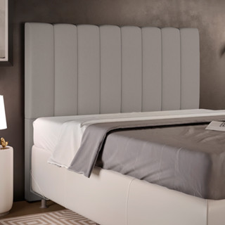 Cabeceira Cama Box Casal 140 cm Dália W01 Linho Bege - Lyam Decor em Oferta na Shopee