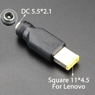 Adaptador de tomada fêmea dc 5.5x 2.1mm, conectores para dc 11x4.5 para lenovo