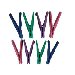 Kit 1 Duzias Prendedor Plastico Candy Color - Cores Sortida