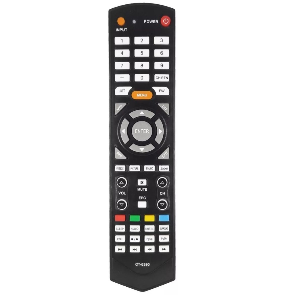 Controle Remoto Para TV SEMP TOSHIBA CT6610 6390 6490 CT6590