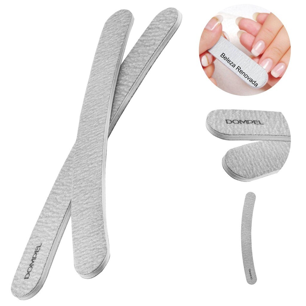 Lixa Banana Anatômica Curva Meia Lua Unha Natural E Acrílico em Oferta na Shopee