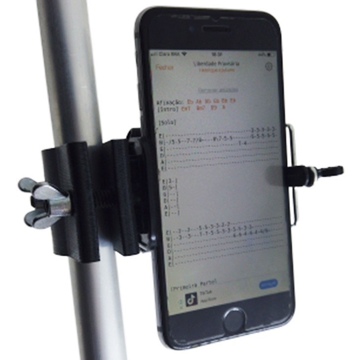 Suporte Para Pedestal Compatível com Celular Smartphone Ler Letras Cifras
