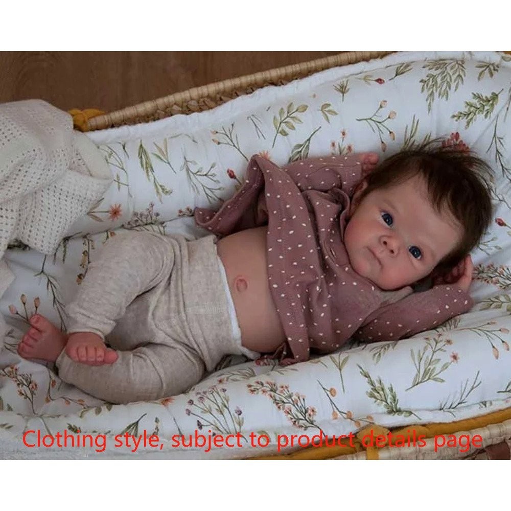 45cm Full Body Silicone Bebê Recém-nascido Bettie Boneca Lifelike Reborn Baby 3D Pintado Pele Recém-nascido Boneca