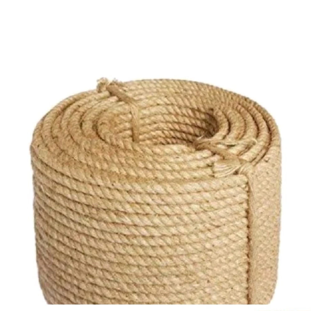Corda de Sisal 10 metros 6mm Artesanato, Arranhador Gatos e outros em Oferta na Shopee