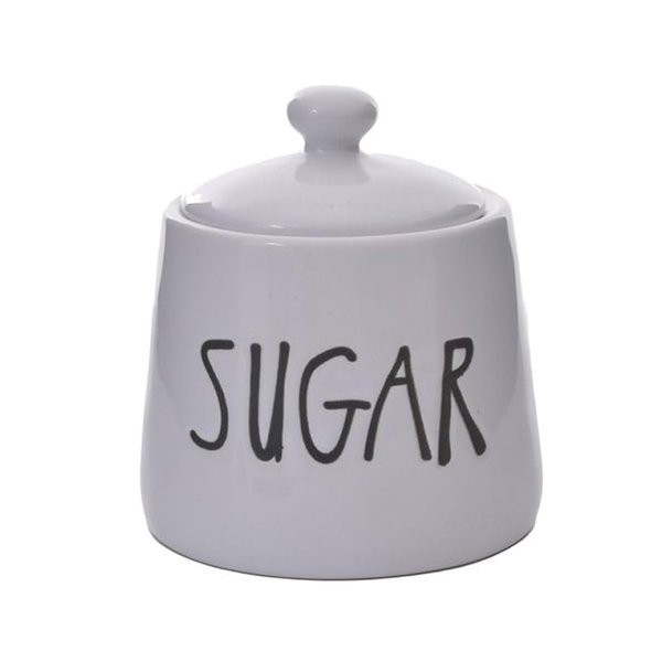 Pote Para Açucar Sugar De Cerâmica Com Tampa - Mai Home
