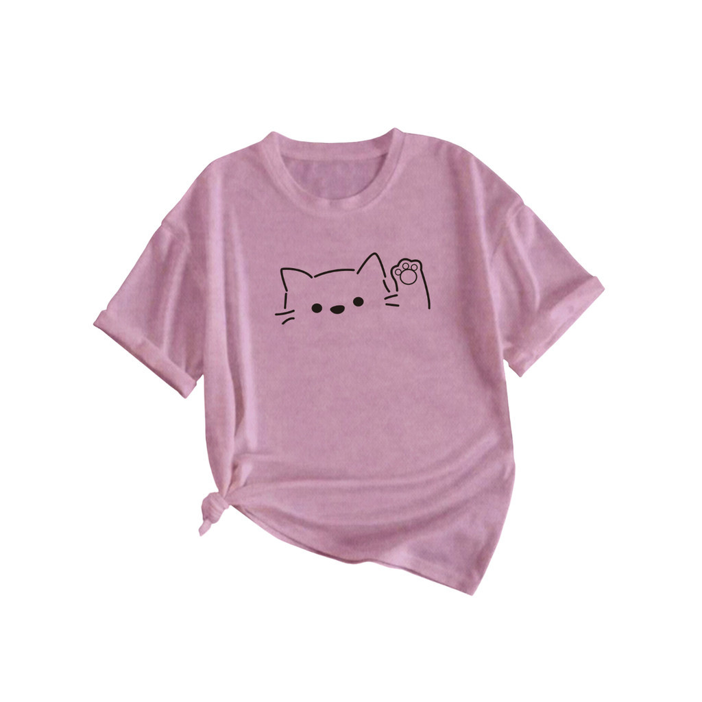 Camiseta Traços Gato Blusa Cute Camisa Lines Strokes Cat T Shirt Traços Gato Estampa Oversized