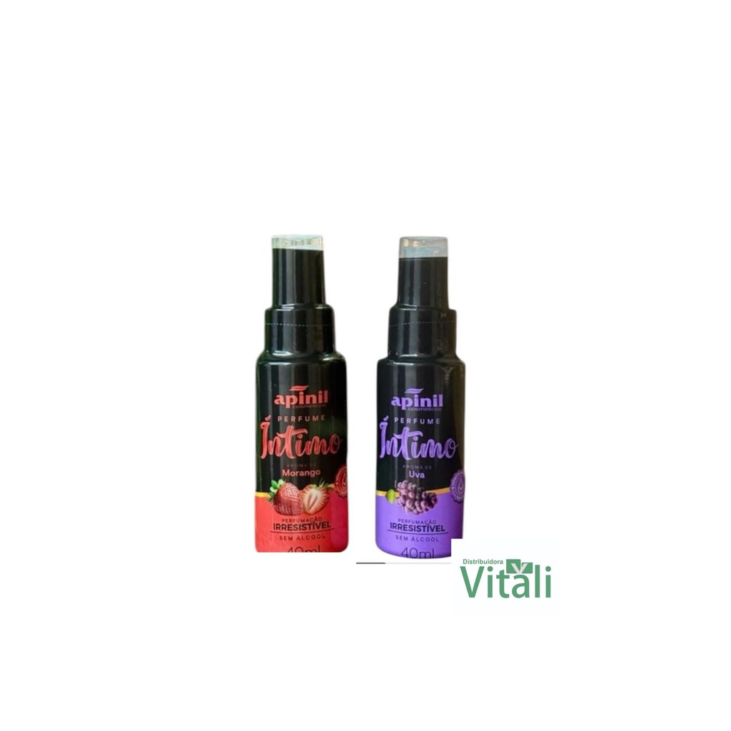 Kit c/2un Perfume Morango/Uva 40ml - Apinil em Oferta na Shopee