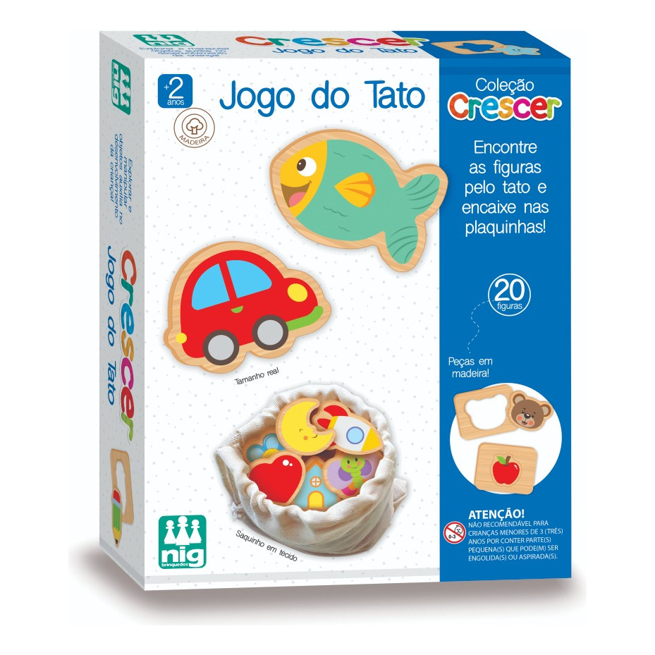 Jogo Educativo Tato Madeira Encaixa Peças Nig Brinquedos em Oferta na Shopee