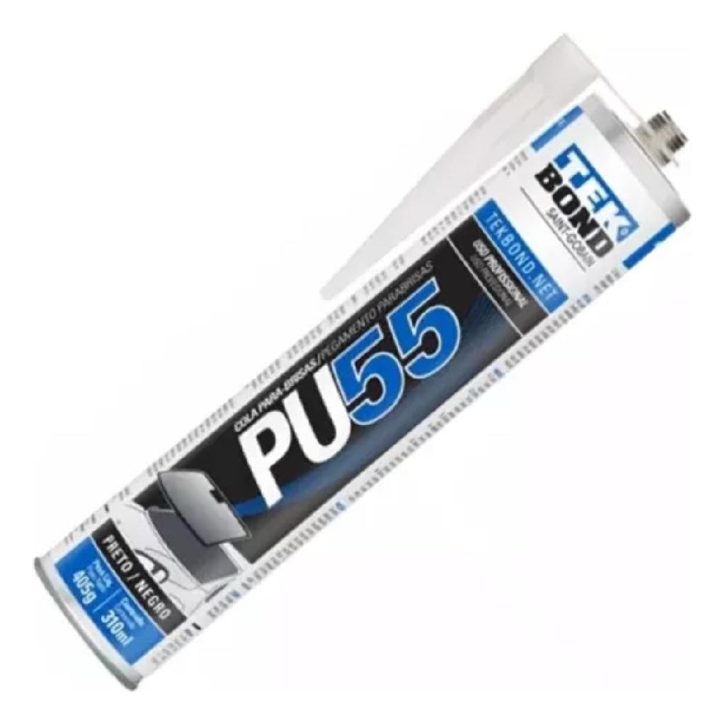 Cola Parabrisas Preto Pu55 Tekbond 405g - 310ml em Oferta na Shopee