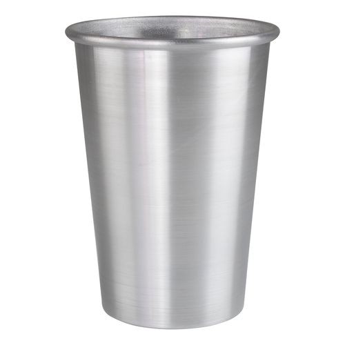 Copo Cuia Guampa De Tereré Alumínio Cromado 350ml Nosso Tererê
