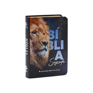 Bíblia Sagrada | Edição de Bolso| NAA | Capa Semiflexível Leão em Oferta na Shopee