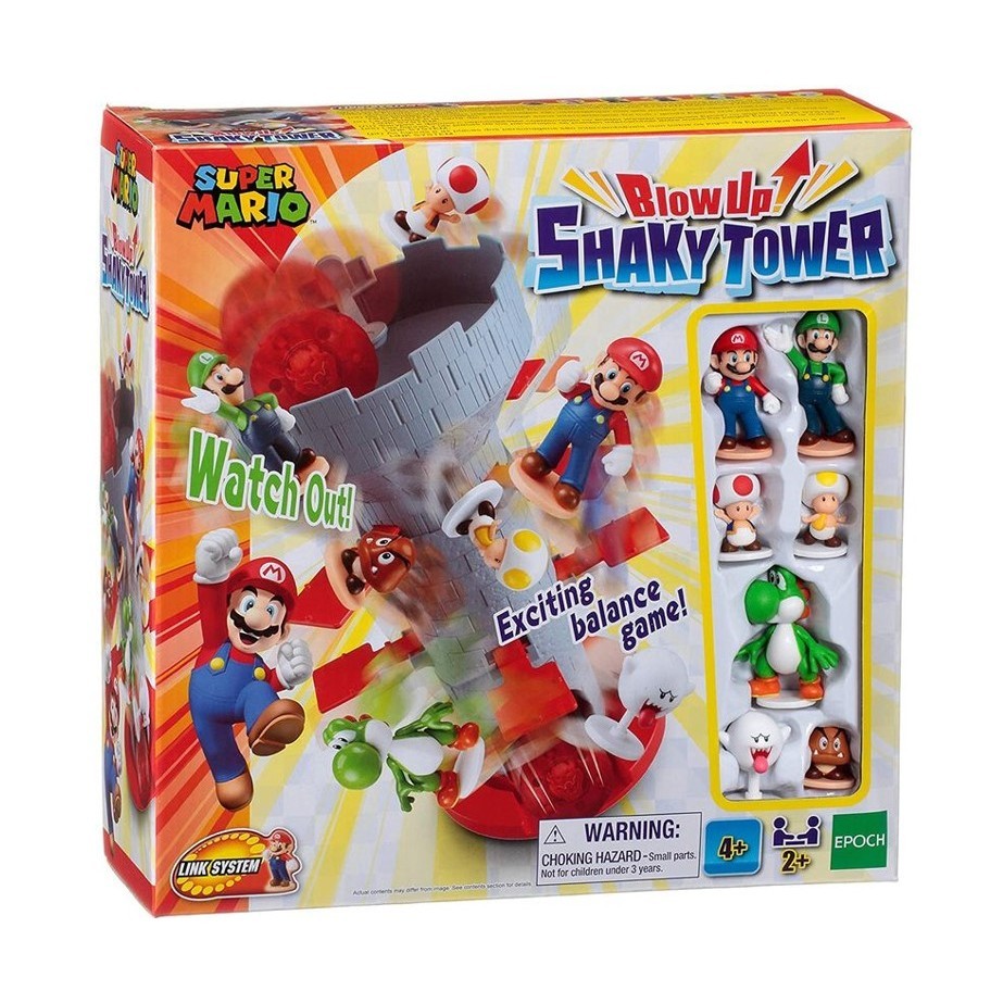 Super Mario - Jogo Blow Up! Shaky Tower - Epoch em Oferta na Shopee