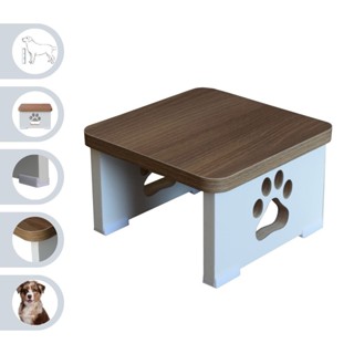 Base Comedouro Bebedouro Elevado Pet MDF - Cachorro