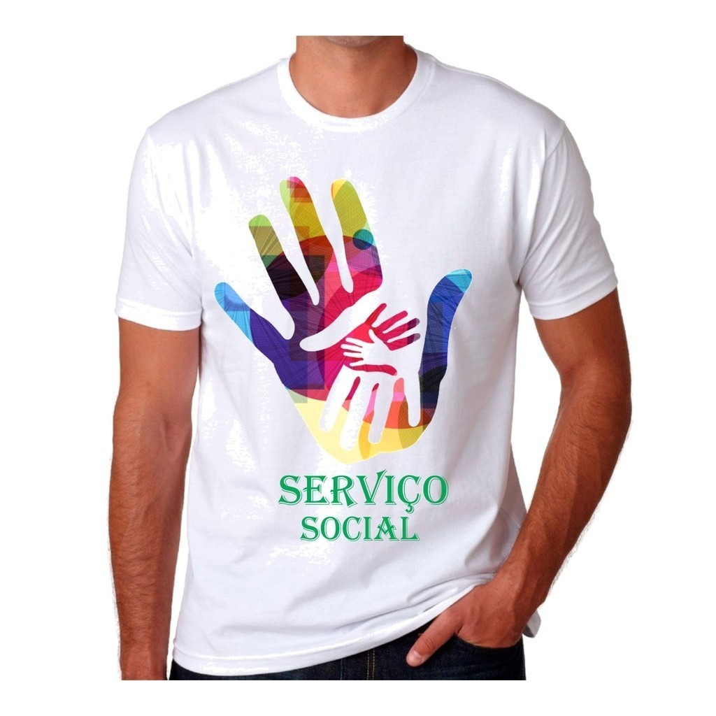 Camisa Camiseta  Serviço Social Blusa T-shirt 681 SH. CP Assistente Social