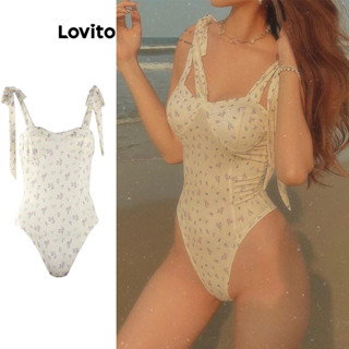 Lovito Body Casual Ditsy Floral Com Laço E Laço Para Mulheres LNL42097