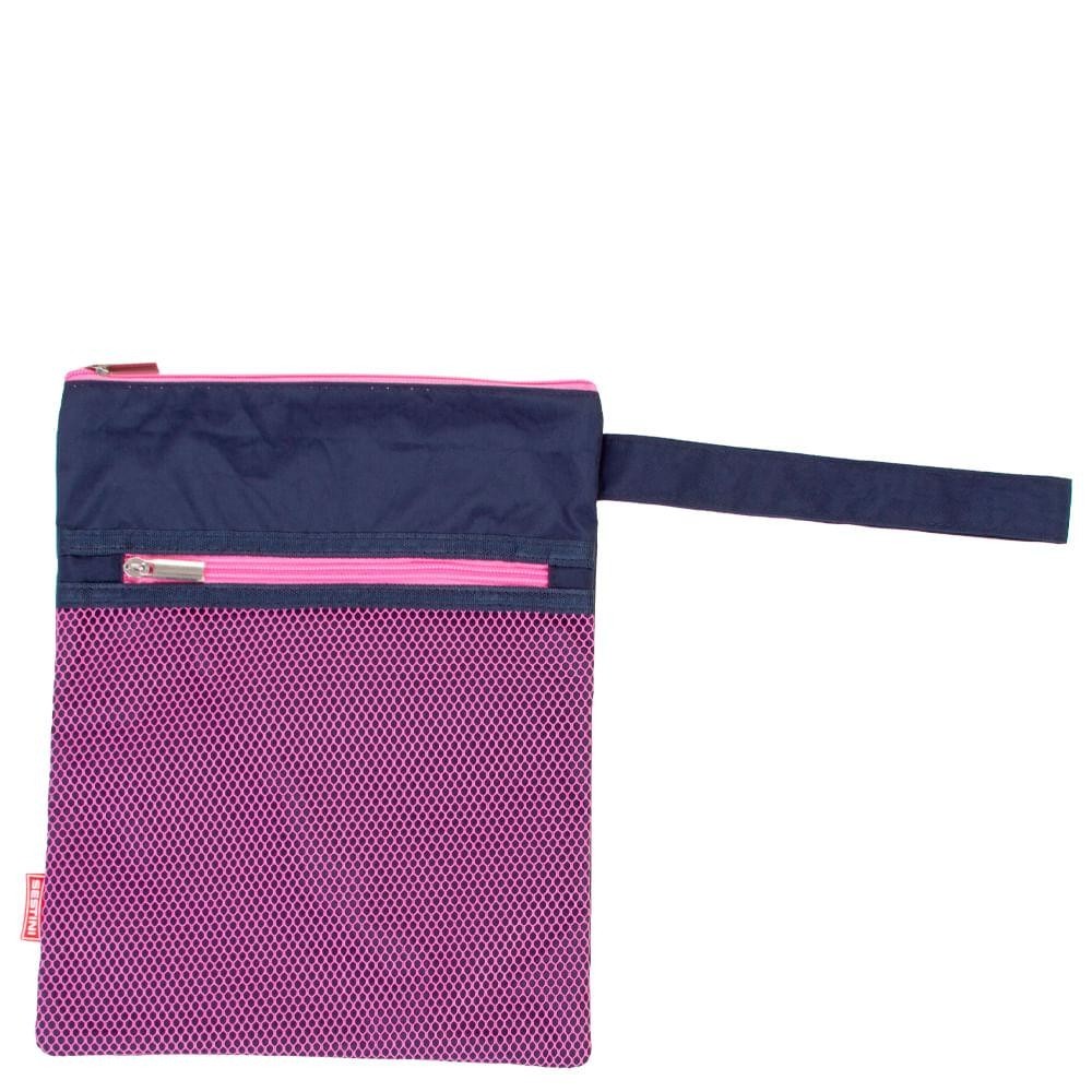 Bolsa com Alça de Mão - Azul em Oferta na Shopee