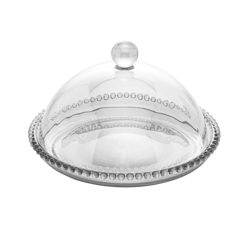 Queijeira de Cristal Incolor Pearl - Wolff