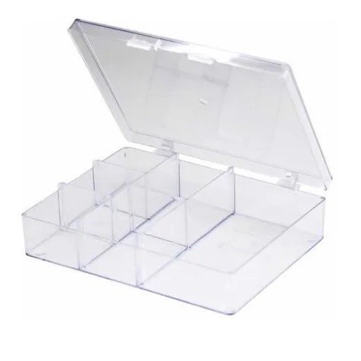 Caixa Acrílica 6 Divisórias p/ GIN, Lembrancinha, Chá, Especiarias, Brigadeiro, Chimarrão MR em Oferta na Shopee