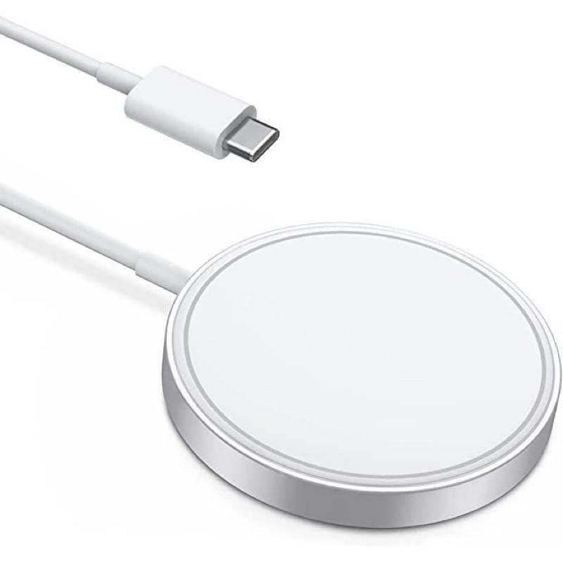 Carregador Magnético por Indução Magsafe Para iPhone USB Tipo-C 15W Carrega Rápido