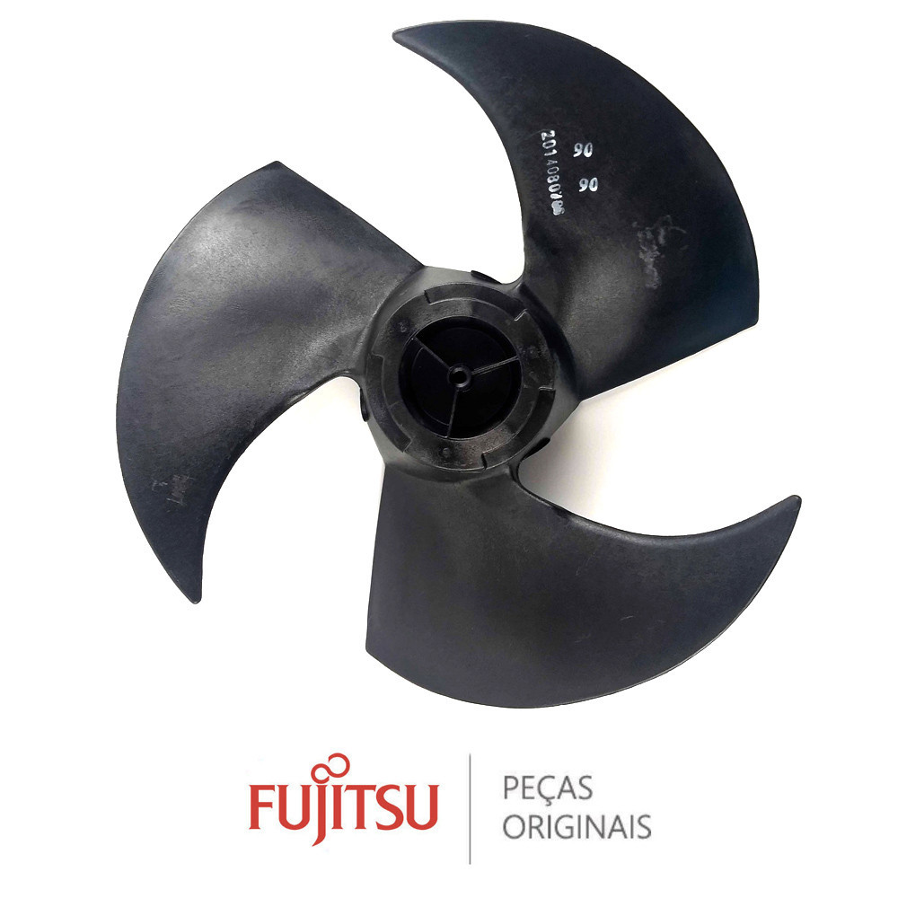 HÉLICE VENTILADOR DA CONDENSADORA PARA AR CONDICIONADO FUJITSU AOBG09JMCA AOBG09LJC AOBA18LALL 9309909014