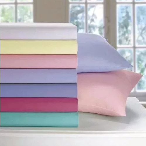 Kit 6 Fronhas Lisas 70x50cm Microfibra 150 Fios