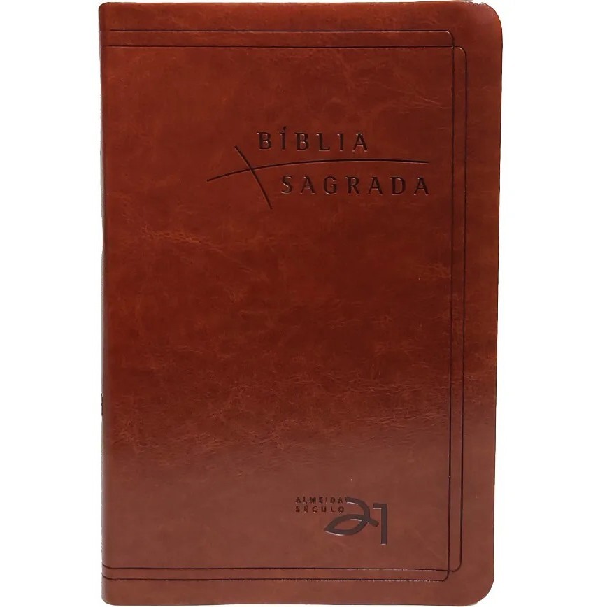 Bíblia Sagrada | A21 | Referencias Cruzadas | Letra Normal | Marrom