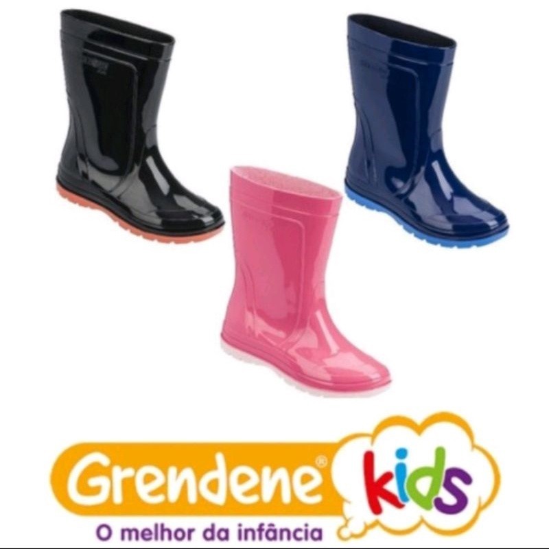 Bota Infantil Galocha Pega Forte JET SKY Kids Grendene Botinha Jet Ski Calçado Infantil Impermeável Menino e Menina