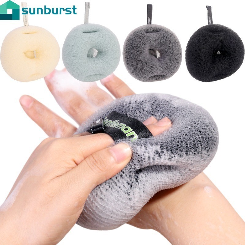 Bola De Banho-Massagem 3D-Escova De Limpeza-Esfoliante-Suprimentos Para Banheiro Doméstico-Bolas De Esponja-Cor Doce-Limpador De Corpo De Chuveiro-Macio Durável-Design Do Favo De Mel