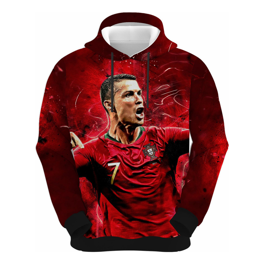 Moletom Masculino Blusa Cr7 Futebol Cristiano Ronaldo