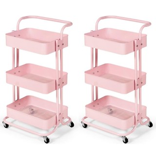 Kit 2 Carrinho Multiuso Organizador 3 Prateleiras em Ferro em Oferta na Shopee