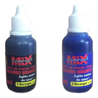 Kit 2 Tintas De Pincel P/ Quadro Branco - Ótima Qualidade! em Oferta na Shopee