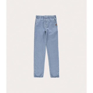 Calça Infantil Menina Paper Bag Em Jeans Moletom Malwee Kids em Oferta na Shopee