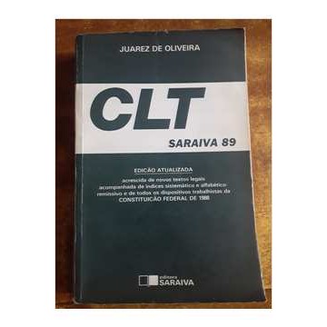 Clt Saraiva 89 autor Juarez de Oliveira