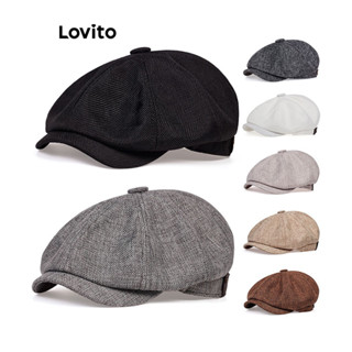 Lovito Chapéu Casual De Linho Liso Para Mulheres LCS06186