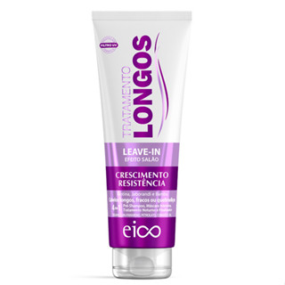 Eico Finalizador Leave-in Proteção Térmica Filtro Solar Cabelos Longos Crescimento 200ml Pré Shampoo Máscara Noturno