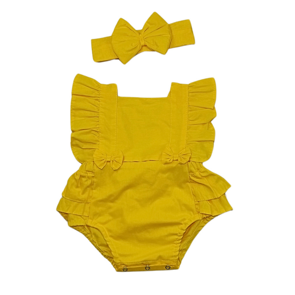 Romper Amarelinho com Faixa Jardineira Temático Body Bebê festa Fantasia em Oferta na Shopee