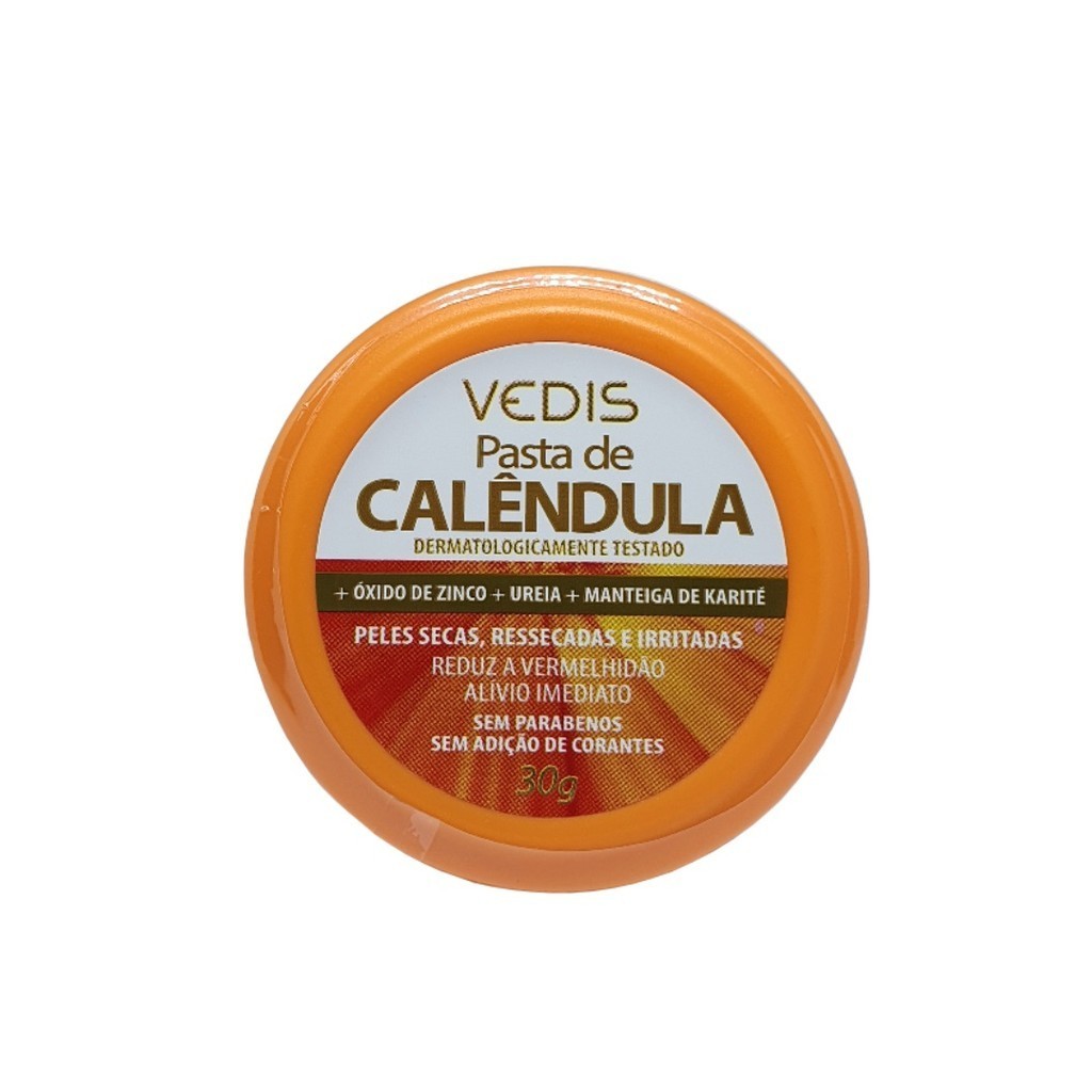 Pomada De Calêndula Ureia Hidratação Peles Secas 30g - Vedis em Oferta na Shopee