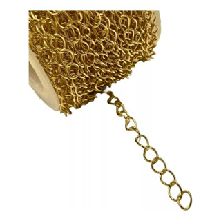 Corrente Tipo Extensora  10 Metros Para Bracelete em Oferta na Shopee