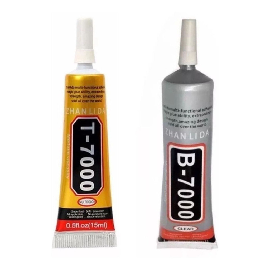 Cola Celular Tela Multiuso B7000 T7000 15ml/50ml Transparente Ou Preta Adesiva Multiuso Celular Moldura De Tela Lcd