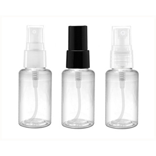 50 Frascos 30 Ml reto em Plástico Pet com Válvula Spray borrifador perfumes viagens